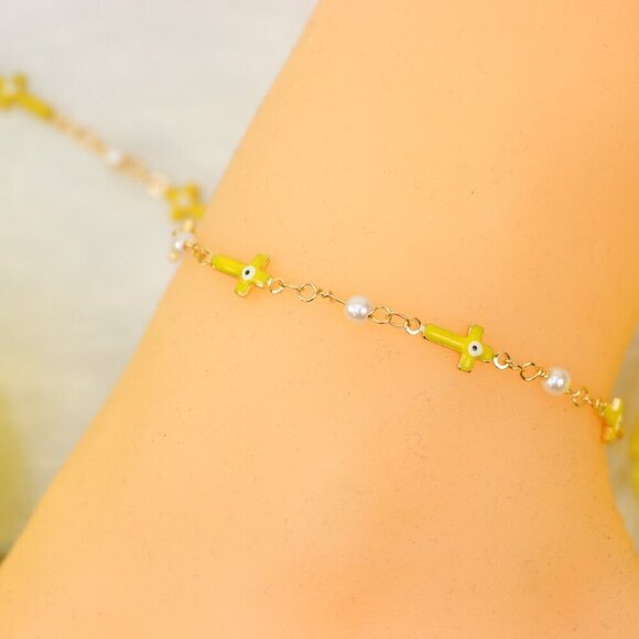 "Minimalist Anklet, Sleek & Modern Design, Women’s Fashion, YC110024-A - Picture 7 of 10
